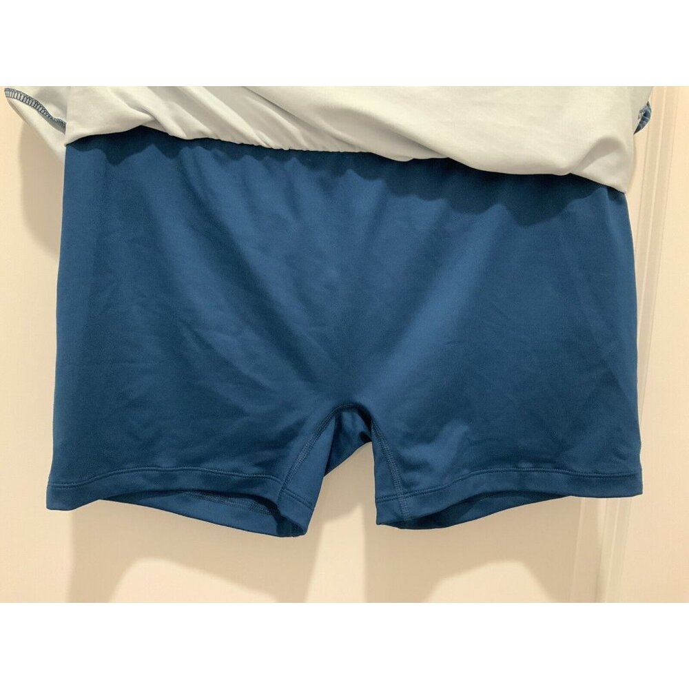 Nike Skort Large Women’s Tennis Fitness Golf Dri Fit Blue Elastic Waist - Picture 4 of 6